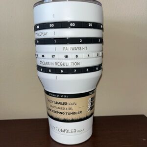 Tally Tumbler Golf Stainless Steel 30 oz NEW Score Counter White Water Novelty